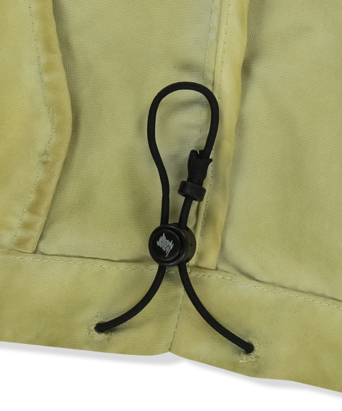 BROWNBREATH(ブラウンブレス)の「PIGMENT WASHED WINDBREAKER JACKET - YELLOW(ナイロンジャケット・レディース・その他・SMALL/MEDIUM/LARGE/X-LARGE)」の11枚目の写真