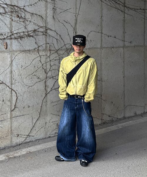 BROWNBREATH(ブラウンブレス)の「PIGMENT WASHED WINDBREAKER JACKET - YELLOW(ナイロンジャケット・レディース・その他・SMALL/MEDIUM/LARGE/X-LARGE)」の15枚目の写真