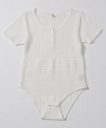 Firsthand | NOHRA/ノーラ Knit leotard / N26SS-K01 / コットンニット レオタード / ショートスリーブ ボディスーツ(Tシャツ/カットソー)