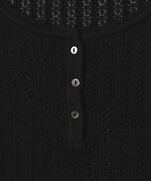 Firsthand(ファーストハンド)の「NOHRA/ノーラ Knit leotard / N26SS-K01 / コットンニット レオタード / ショートスリーブ ボディスーツ(Tシャツ/カットソー・レディース・ブラック/ホワイト/ダークブラウン・フリ-)」の17枚目の写真