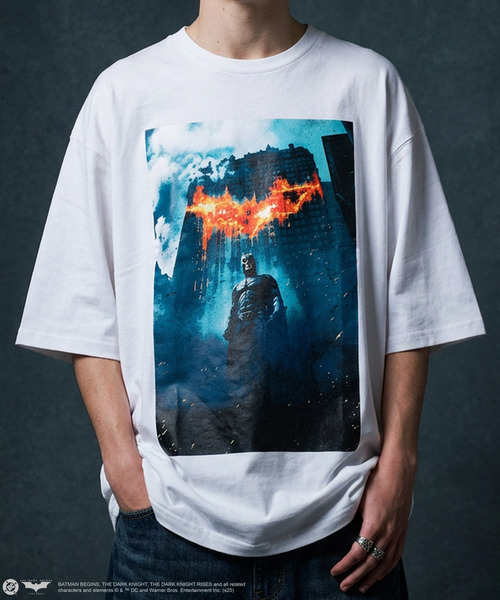 DC Comics(ディーシーコミックス)の「The Dark Knight ダークナイト 半袖Tシャツ ジョーカー バットマン メンズ(Tシャツ/カットソー・メンズ・ホワイト系その他/ブラック系その他3/ホワイト系その他2/ブラック系その他/ブラック系その他2・L/M)」の12枚目の写真