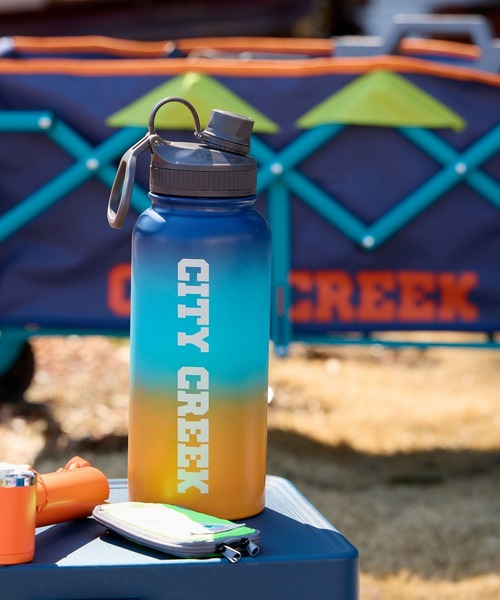 niko and...（ニコアンド）の「【CITY CREEK】ステンレススポーツボトル/容量980ml（水筒・レディース・ネイビー/チャコール・0）」の2枚目の写真