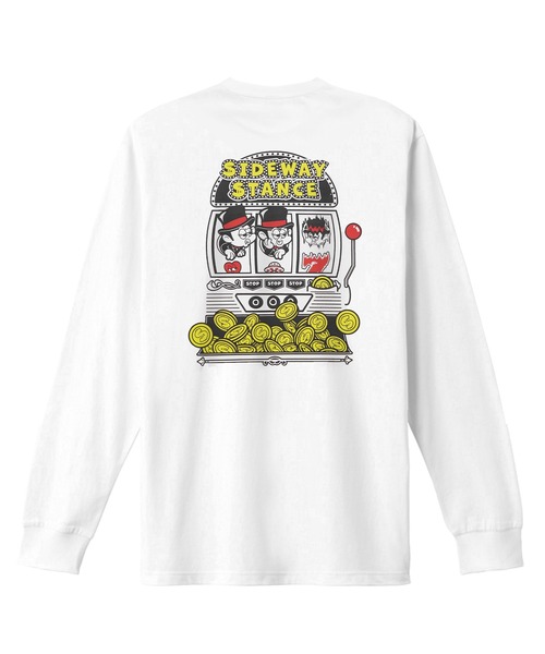 En serio TOKYO(エンソリオトーキョー)の「【SIDEWAYSTANCE】スロット長袖Tシャツ SIDE23-211(Tシャツ/カットソー・メンズ・ブラック/パープル/ホワイト・SMALL/MEDIUM/LARGE/X-LARGE)」の11枚目の写真
