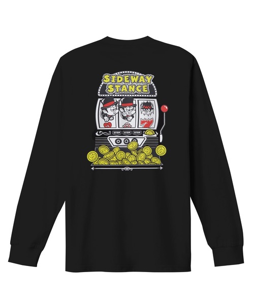 En serio TOKYO(エンソリオトーキョー)の「【SIDEWAYSTANCE】スロット長袖Tシャツ SIDE23-211(Tシャツ/カットソー・メンズ・ブラック/パープル/ホワイト・SMALL/MEDIUM/LARGE/X-LARGE)」の9枚目の写真