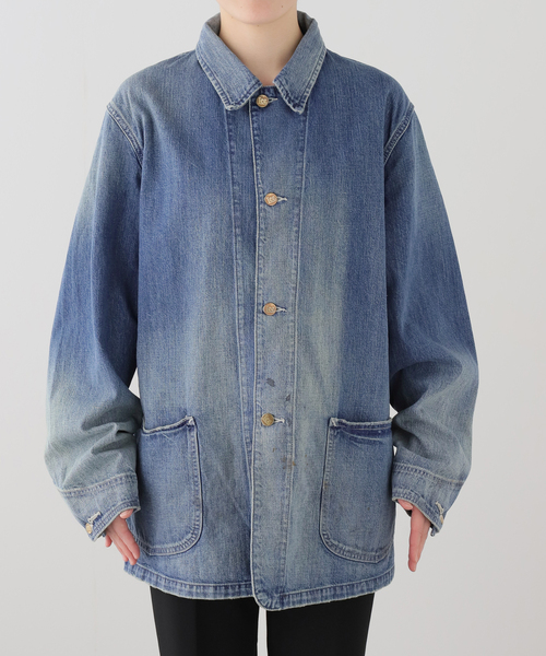 Lee(リー)の「LEE VINTAGE LOCO JACKET LM7320:デニムジャケット(デニムジャケット・レディース・ネイビー・MEDIUM)」の8枚目の写真