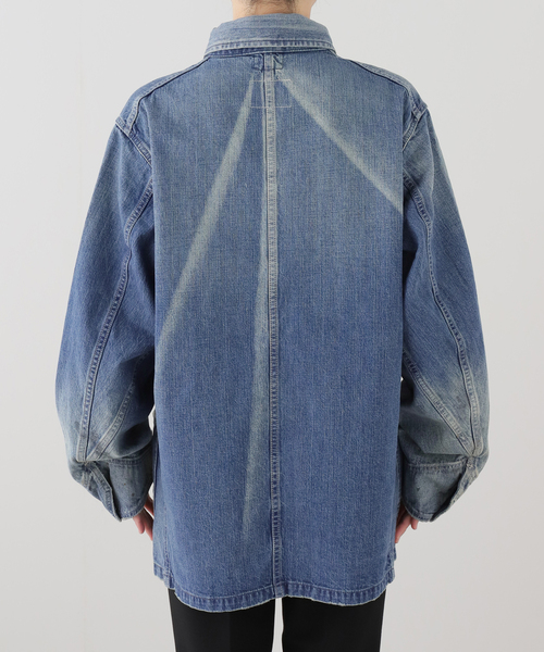 Lee(リー)の「LEE VINTAGE LOCO JACKET LM7320:デニムジャケット(デニムジャケット・レディース・ネイビー・MEDIUM)」の10枚目の写真