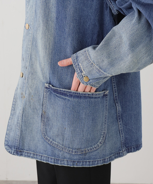 Lee(リー)の「LEE VINTAGE LOCO JACKET LM7320:デニムジャケット(デニムジャケット・レディース・ネイビー・MEDIUM)」の12枚目の写真