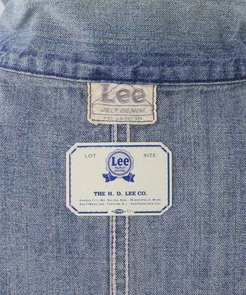 Lee(リー)の「LEE VINTAGE LOCO JACKET LM7320:デニムジャケット(デニムジャケット・レディース・ネイビー・MEDIUM)」の16枚目の写真