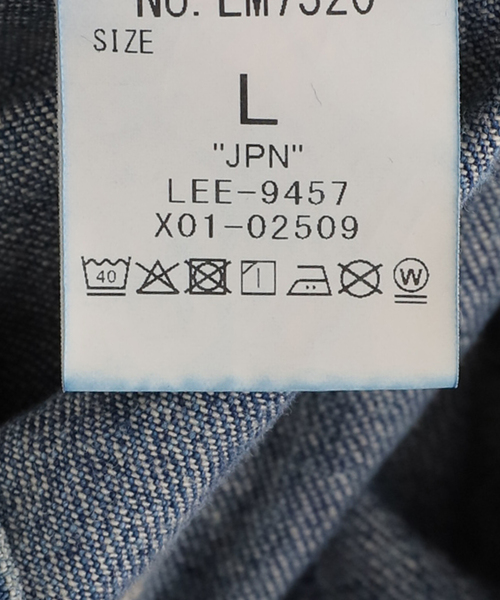 Lee(リー)の「LEE VINTAGE LOCO JACKET LM7320:デニムジャケット(デニムジャケット・レディース・ネイビー・MEDIUM)」の17枚目の写真