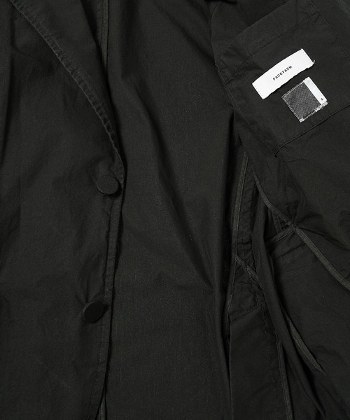 FACETASM（ファセッタズム）の「GARMENT-DYED TAILORED JACKET（その他アウター・メンズ・ブラック・5）」の6枚目の写真