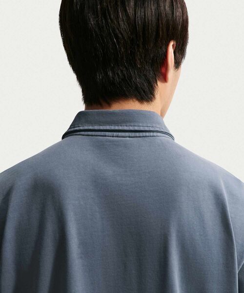 NIKE（ナイキ）の「ナイキ スポーツウェア クラブ メンズ ジャージー ポロ / Nike Sportswear Club Men's Jersey Polo IF0732-451 Obsidian（ポロシャツ・メンズ・ネイビー・2XL/M/S/XL/L）」の9枚目の写真