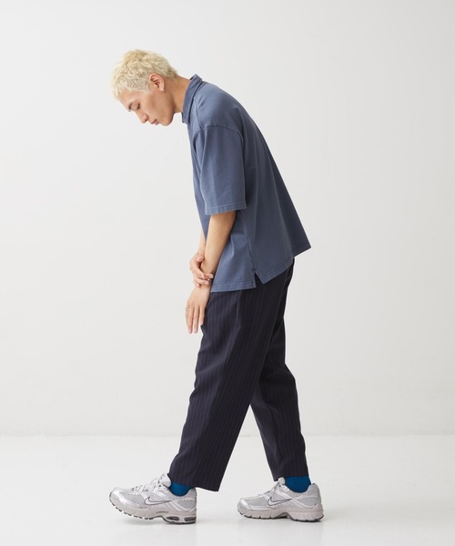 NIKE（ナイキ）の「ナイキ スポーツウェア クラブ メンズ ジャージー ポロ / Nike Sportswear Club Men's Jersey Polo IF0732-451 Obsidian（ポロシャツ・メンズ・ネイビー・2XL/M/S/XL/L）」の6枚目の写真