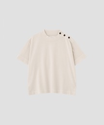 MHL.（エムエイチエル）の「GARMENT DYED TOUGH COTTON LINE（Tシャツ/カットソー）」
