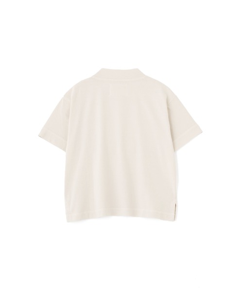 MHL.（エムエイチエル）の「GARMENT DYED TOUGH COTTON LINE（Tシャツ/カットソー・レディース・オフホワイト/ライトブルー/ネイビー・2）」の11枚目の写真