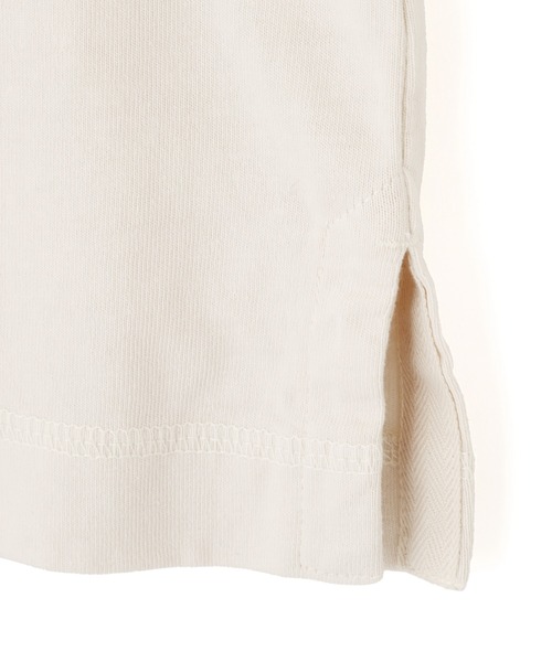 MHL.（エムエイチエル）の「GARMENT DYED TOUGH COTTON LINE（Tシャツ/カットソー・レディース・オフホワイト/ライトブルー/ネイビー・2）」の12枚目の写真