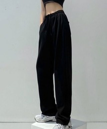 ストリート スウェット ワイドパンツ ハイウエスト ダンス カジュアル ルーズ 部屋着 全9色