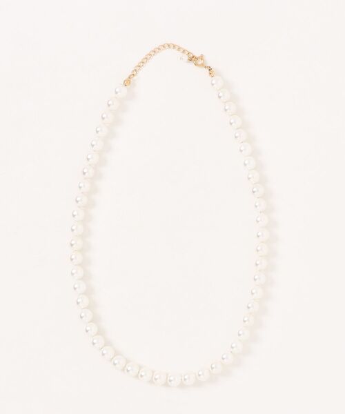 ARCHIVER(アーカイバ)の「【一連デザイン シンプルパールネックレス】(ネックレス・レディース・ホワイト/ホワイト系その他2/ホワイト系その他・FREE)」の2枚目の写真