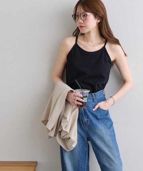 カップ付キャミセットUネックノースリワンピース（ワンピース