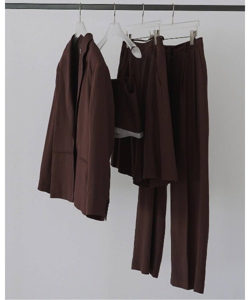 anuke(アンヌーク)の「Linen Half Pants 62610705(その他パンツ・メンズ・ブラウン/ネイビー・36/38)」の21枚目の写真