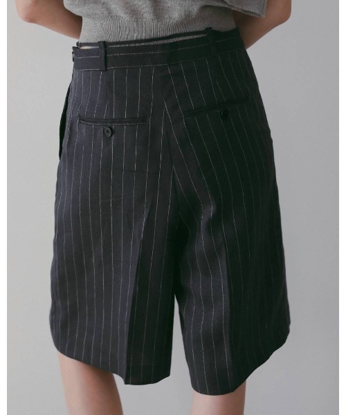 anuke(アンヌーク)の「Linen Half Pants 62610705(その他パンツ・メンズ・ブラウン/ネイビー・36/38)」の8枚目の写真