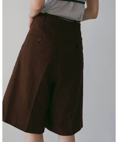 anuke(アンヌーク)の「Linen Half Pants 62610705(その他パンツ・メンズ・ブラウン/ネイビー・36/38)」の11枚目の写真