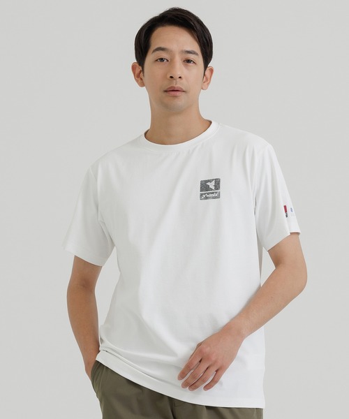 phenix outdoor(フェニックスアウトドア)の「phenix outdoor(フェニックスアウトドア)Outlast PHENIX S/S T-SHIRT / アウトラスト フェニックスTシャツ(Tシャツ/カットソー・メンズ・グレー/ホワイト/ブラック・S/M/L/XL)」の2枚目の写真