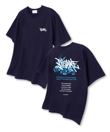 TI.GLAKE（ティーグレイク）の「ザ・ドラゴン オーバーサイズ 半袖Tシャツ ネイビー（Tシャツ/カットソー）」