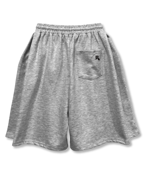 DAMISH(ダミシュ)の「ゴシッククロスワイドバミューダショーツ_グレー(スウェットパンツ・レディース・グレー・OS)」の6枚目の写真