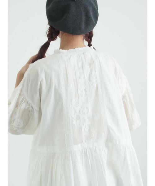 TSUHARU by Samansa Mos2（ツハルバイサマンサモスモス）の「【WEB限定 Sサイズ】オーバーレースパッチワークワンピース（ワンピース・レディース・ホワイト・M）」の20枚目の写真