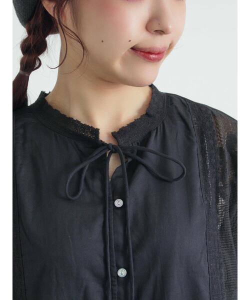 TSUHARU by Samansa Mos2（ツハルバイサマンサモスモス）の「【WEB限定 Sサイズ】オーバーレースパッチワークワンピース（ワンピース・レディース・ホワイト・M）」の4枚目の写真