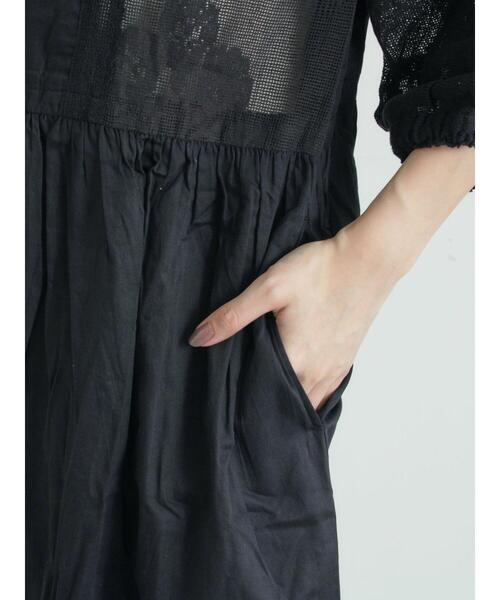 TSUHARU by Samansa Mos2（ツハルバイサマンサモスモス）の「【WEB限定 Sサイズ】オーバーレースパッチワークワンピース（ワンピース・レディース・ホワイト・M）」の7枚目の写真