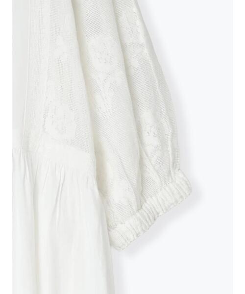 TSUHARU by Samansa Mos2（ツハルバイサマンサモスモス）の「【WEB限定 Sサイズ】オーバーレースパッチワークワンピース（ワンピース・レディース・ホワイト・M）」の15枚目の写真