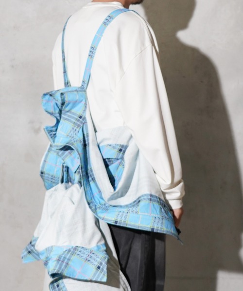 PHINGERIN(フィンガリン)の「PHINGERIN / フィンガリン DOUBLE ZIP RIPSTOP JACKET ORIGINAL PLAID (PD-252-JK-092)(その他アウター・メンズ・サックスブルー・MEDIUM/LARGE)」の4枚目の写真