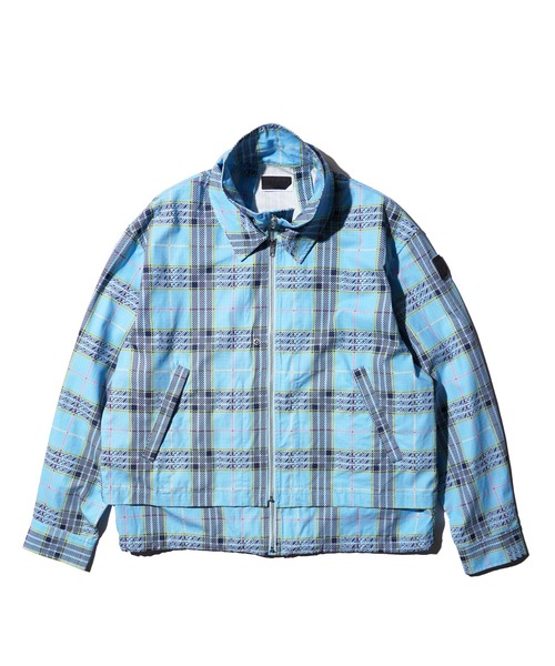 PHINGERIN(フィンガリン)の「PHINGERIN / フィンガリン DOUBLE ZIP RIPSTOP JACKET ORIGINAL PLAID (PD-252-JK-092)(その他アウター・メンズ・サックスブルー・MEDIUM/LARGE)」の9枚目の写真
