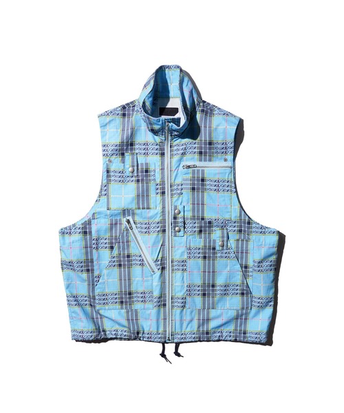 PHINGERIN(フィンガリン)の「PHINGERIN / フィンガリン DOUBLE ZIP RIPSTOP JACKET ORIGINAL PLAID (PD-252-JK-092)(その他アウター・メンズ・サックスブルー・MEDIUM/LARGE)」の11枚目の写真
