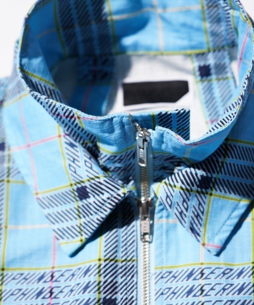 PHINGERIN(フィンガリン)の「PHINGERIN / フィンガリン DOUBLE ZIP RIPSTOP JACKET ORIGINAL PLAID (PD-252-JK-092)(その他アウター・メンズ・サックスブルー・MEDIUM/LARGE)」の14枚目の写真