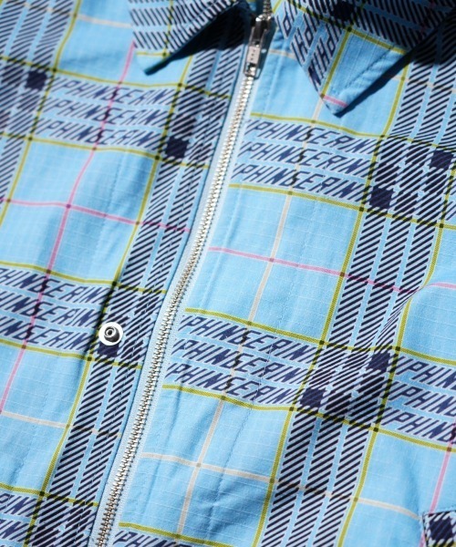 PHINGERIN(フィンガリン)の「PHINGERIN / フィンガリン DOUBLE ZIP RIPSTOP JACKET ORIGINAL PLAID (PD-252-JK-092)(その他アウター・メンズ・サックスブルー・MEDIUM/LARGE)」の15枚目の写真