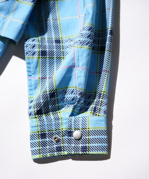 PHINGERIN(フィンガリン)の「PHINGERIN / フィンガリン DOUBLE ZIP RIPSTOP JACKET ORIGINAL PLAID (PD-252-JK-092)(その他アウター・メンズ・サックスブルー・MEDIUM/LARGE)」の19枚目の写真