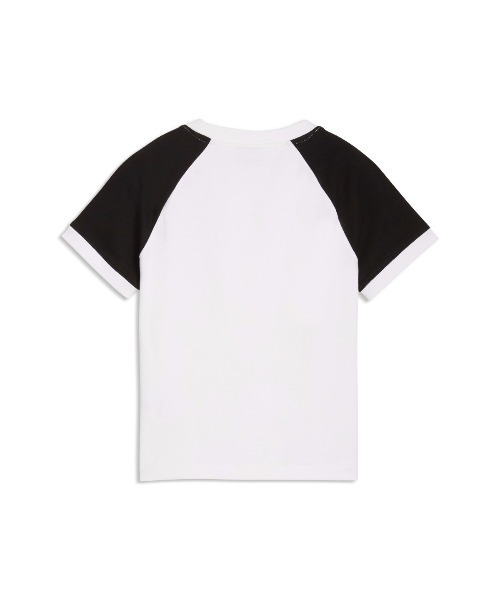 PUMA(プーマ)の「PUMA FUTURE.PUMA.ARCHIVE SLIM SHORT RINGER T-SHIRT(プーマ フューチャー プーマ アーカイブ スリム ショート リンガー Tシャツ)(Tシャツ/カットソー・レディース・ホワイト系/イエロー系・SMALL/MEDIUM/LARGE)」の4枚目の写真