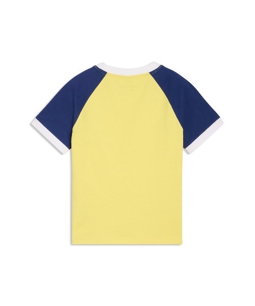 PUMA(プーマ)の「PUMA FUTURE.PUMA.ARCHIVE SLIM SHORT RINGER T-SHIRT(プーマ フューチャー プーマ アーカイブ スリム ショート リンガー Tシャツ)(Tシャツ/カットソー・レディース・ホワイト系/イエロー系・SMALL/MEDIUM/LARGE)」の8枚目の写真