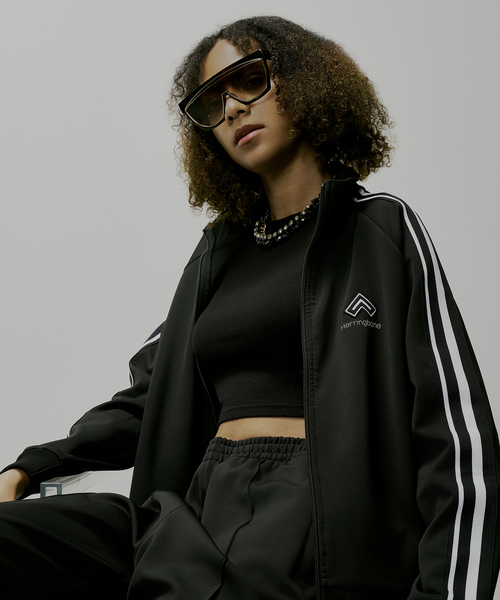 Herringbone Footwear(ヘリンボーンフットウェア)の「“Herringbone“ Track Top Jacket(ブルゾン・メンズ・ブラック・MEDIUM/LARGE/SMALL)」の3枚目の写真
