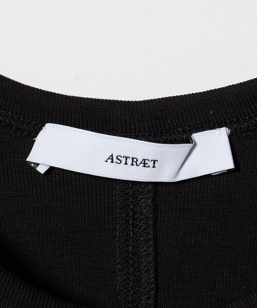 ASTRAET(アストラット)の「<ASTRAET>フライスxタフタ タンクトップ(Tシャツ/カットソー・レディース・ホワイト/ブラック・FREE)」の9枚目の写真