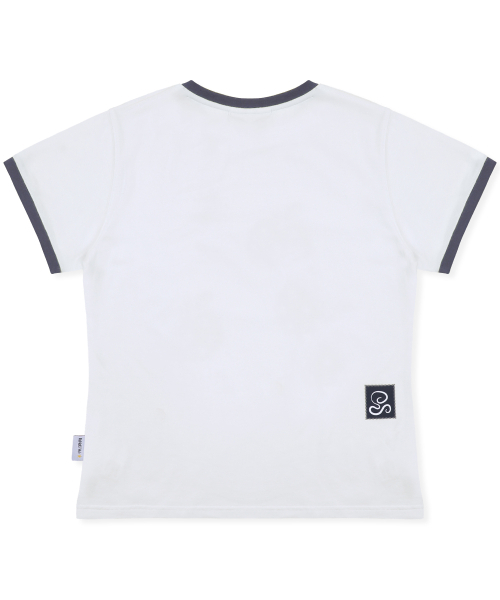 RuNaKi'Hu'(ルナキフ)の「WXT095 メラドットアプリケリングTシャツ (ホワイト)(Tシャツ/カットソー・レディース・その他・1/2)」の4枚目の写真