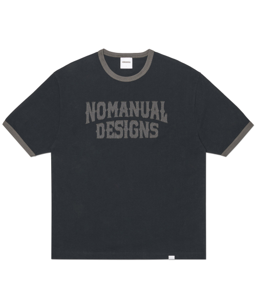 NOMANUAL(NOMANUAL)の「A.L RINGER T-SHIRT - BLACK(Tシャツ/カットソー・レディース・その他・MEDIUM/LARGE/X-LARGE/SMALL)」の1枚目の写真