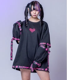 BACKSTAGE PASS | MUMMY(マミー)2WAY ビッグシルエット パラシュートデザイン  カットソー(Tシャツ/カットソー)
