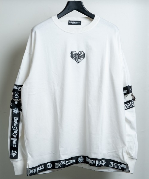 BACKSTAGE PASS（バックステージパス）の「MUMMY(マミー)2WAY ビッグシルエット パラシュートデザイン  カットソー（Tシャツ/カットソー・メンズ・ライム/ホワイト/ピンク/パープル系その他・FREE）」の6枚目の写真
