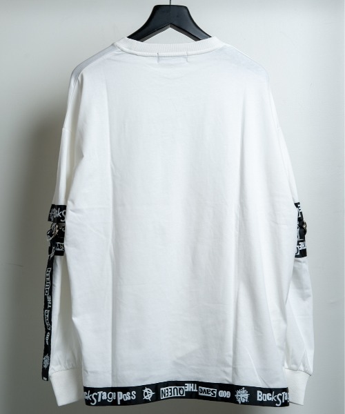 BACKSTAGE PASS（バックステージパス）の「MUMMY(マミー)2WAY ビッグシルエット パラシュートデザイン  カットソー（Tシャツ/カットソー・メンズ・ライム/ホワイト/ピンク/パープル系その他・FREE）」の7枚目の写真
