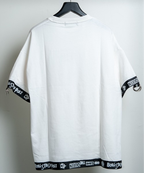 BACKSTAGE PASS（バックステージパス）の「MUMMY(マミー)2WAY ビッグシルエット パラシュートデザイン  カットソー（Tシャツ/カットソー・メンズ・ライム/ホワイト/ピンク/パープル系その他・FREE）」の9枚目の写真