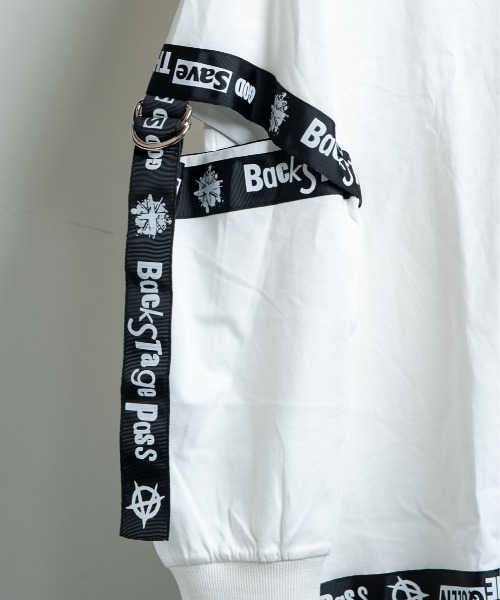 BACKSTAGE PASS（バックステージパス）の「MUMMY(マミー)2WAY ビッグシルエット パラシュートデザイン  カットソー（Tシャツ/カットソー・メンズ・ライム/ホワイト/ピンク/パープル系その他・FREE）」の11枚目の写真