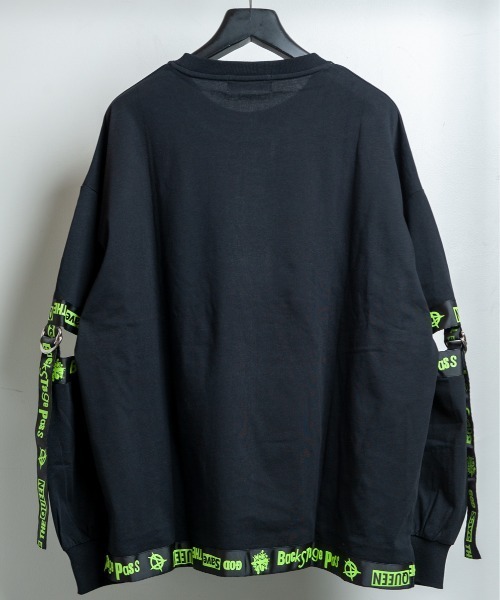 BACKSTAGE PASS（バックステージパス）の「MUMMY(マミー)2WAY ビッグシルエット パラシュートデザイン  カットソー（Tシャツ/カットソー・メンズ・ライム/ホワイト/ピンク/パープル系その他・FREE）」の15枚目の写真